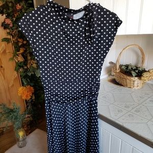 Medium Folter polkadot dress with bow